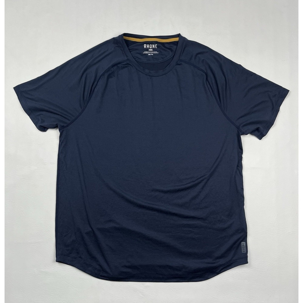 Rhone Atmosphere Tee Mens XXL Blue Training Performance 101509